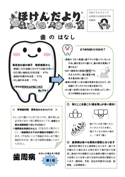 保健だより(R5.6.27)のサムネイル